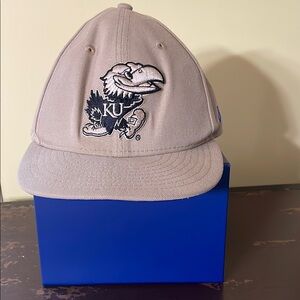 New Era Tan KU Jayhawks Cap